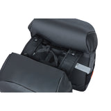 Basil Miles Tarpaulin Mik - Dobbelt cykelpose, sort, vandtæt, 34 liter