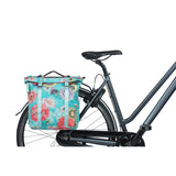 Basilikum Bloom Field Doppelfahrradbeutel, wasserdicht, himmelblau, 35l