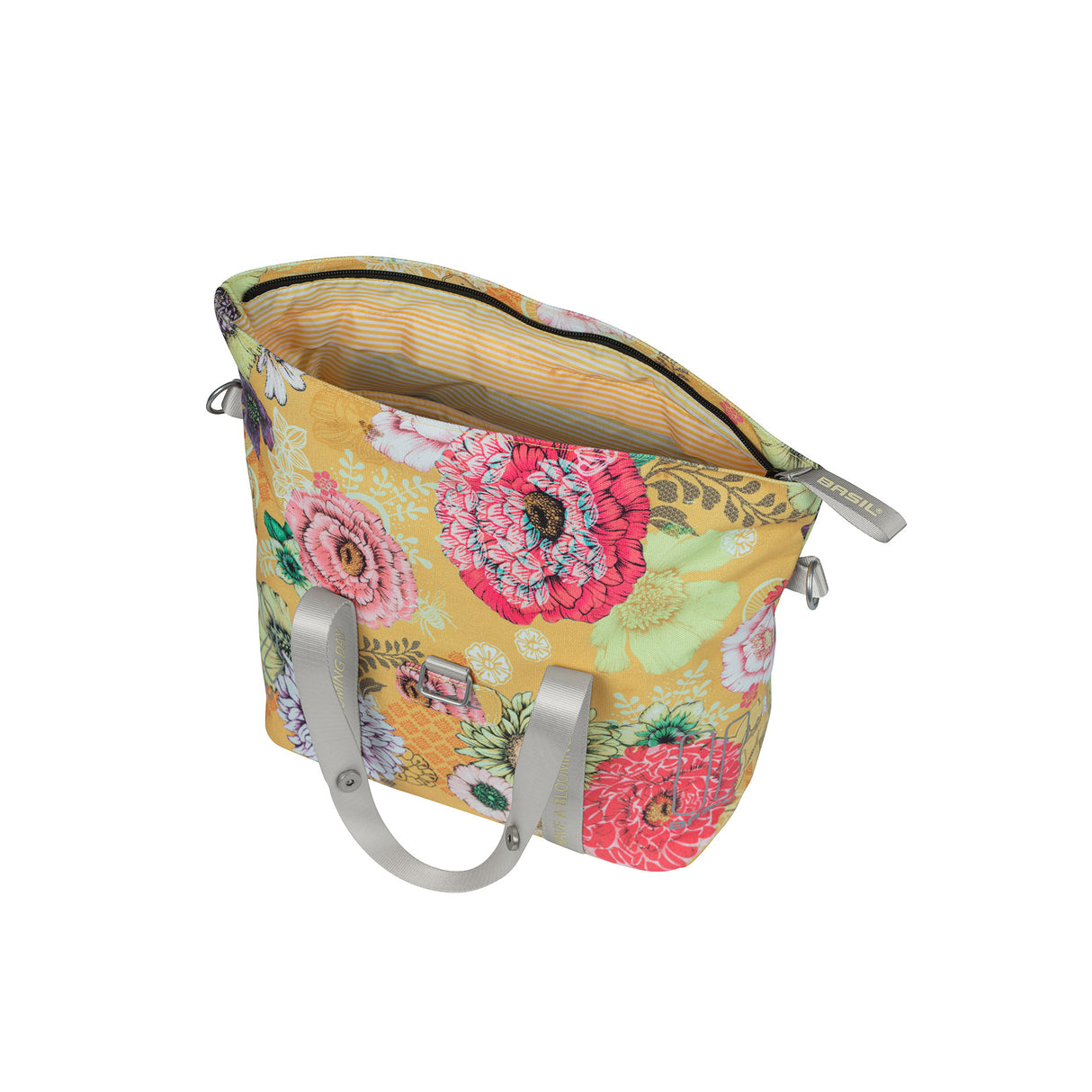 Basil Bloom Field bicycle handbag - Durable, Compact, Yellow