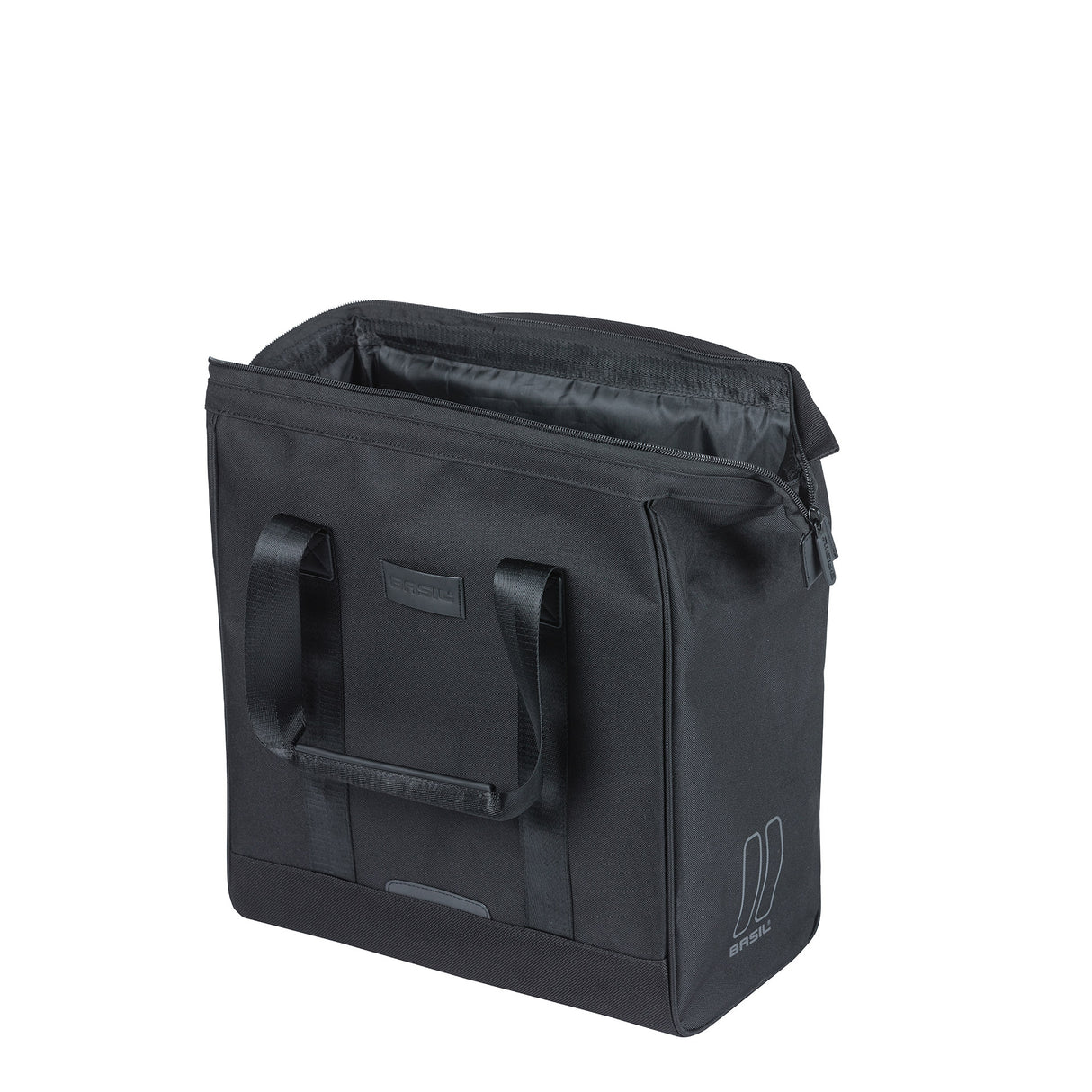 Basilikum Grand Bicycle Shopper - Schwarzwasser -Rettungsbeutel für Elektrofahrräder, 23l