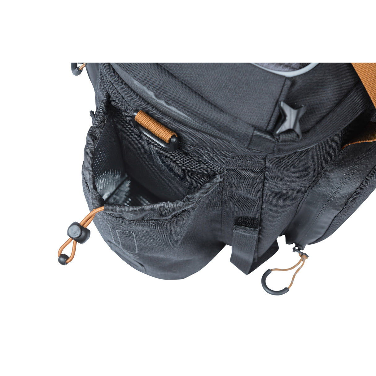 Basilikum Miles XL Pro Gepäckfadenbeutel, Schwarz, Polyester, wasserdicht, 9-36L