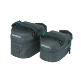 Basilikum Discovery 365d Satteltaschen, schwarzer Nahkampf