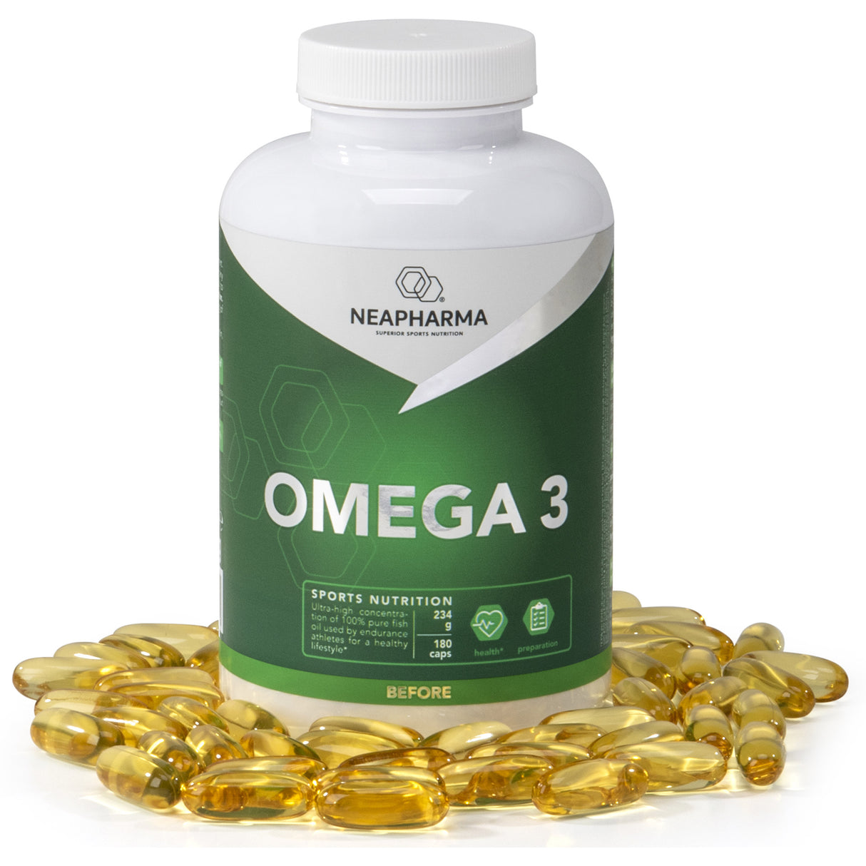 Neapharma Capsules Omega 3 Pot (180st)