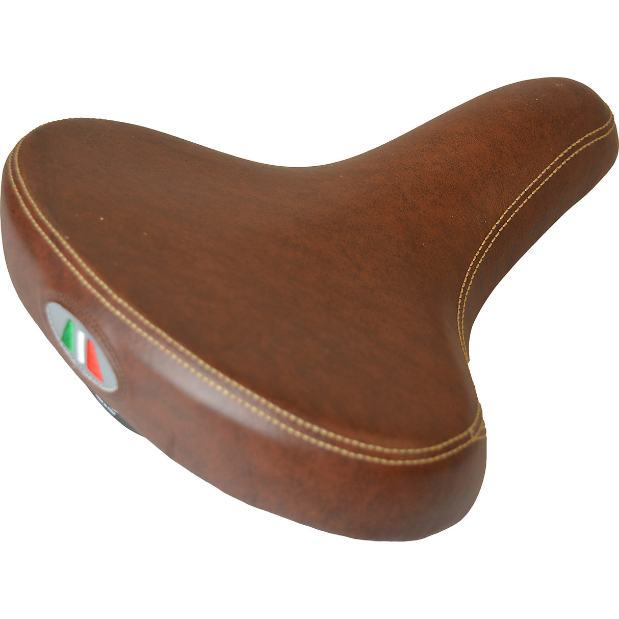 Selle Monte Grappa Monte Grappa Saddle Selva Man Brown med Elastomer