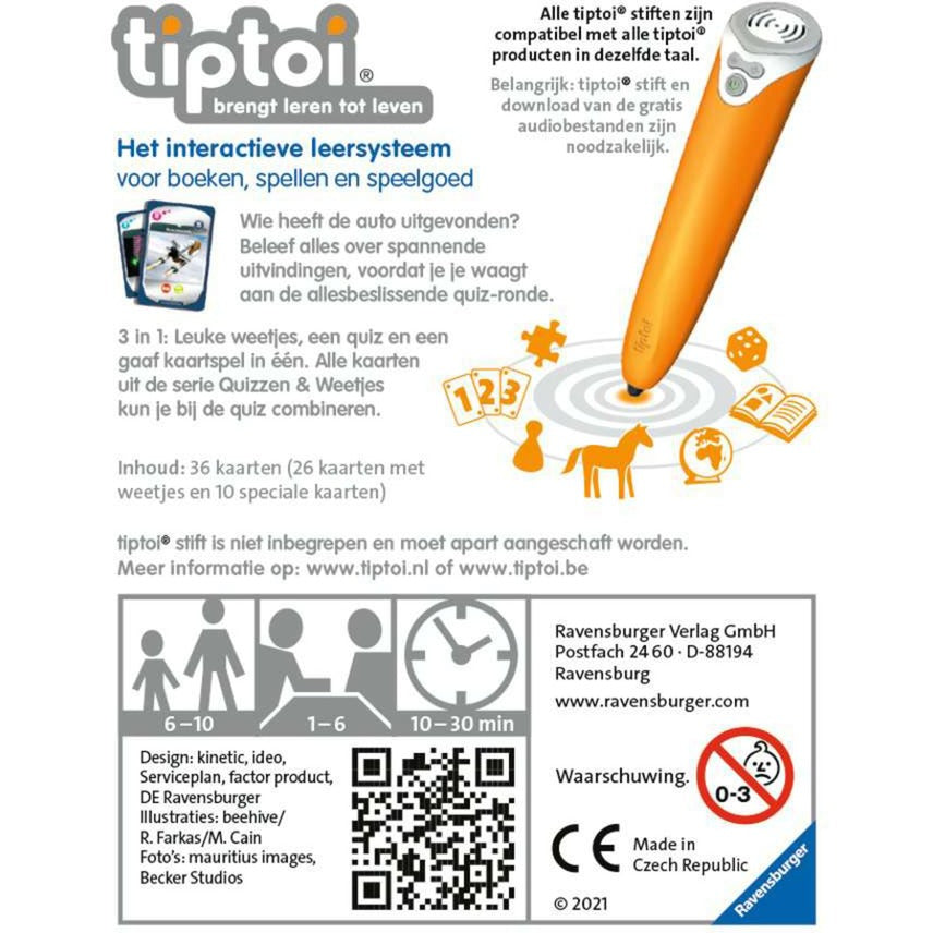 Ravensburger TipToi Quizzes Facts inventions