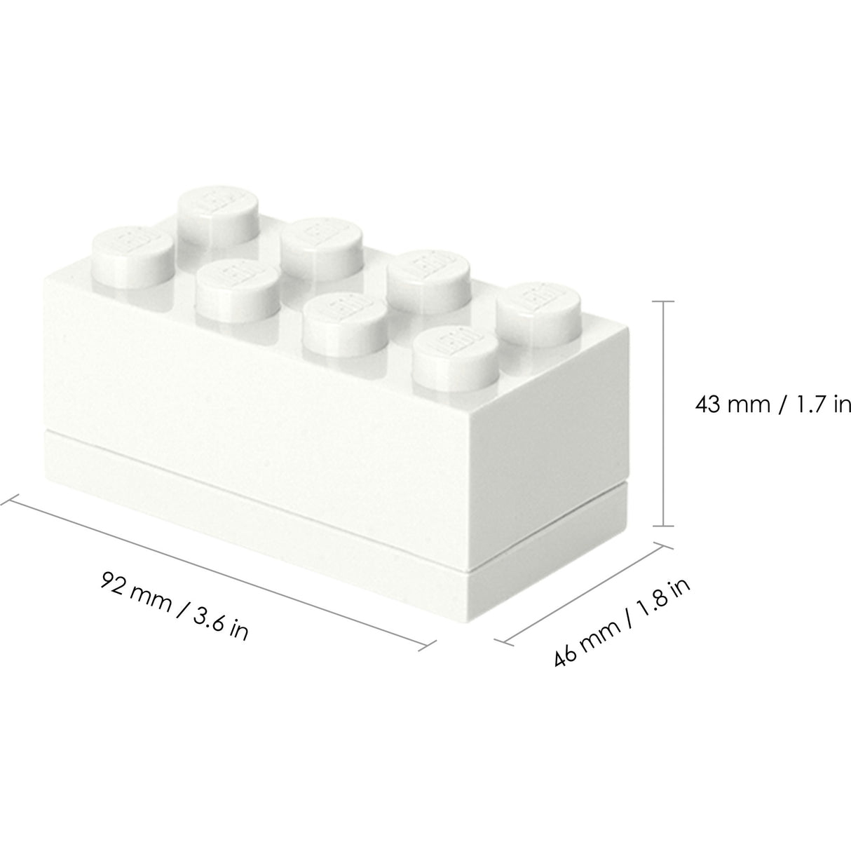 Pokoj Kodaň Lego Mini Box 8 White