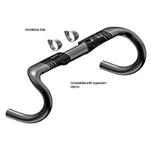 Deda Carbon Sterbar Vinci mělký 440 mm PoB 31,7 mm carb.