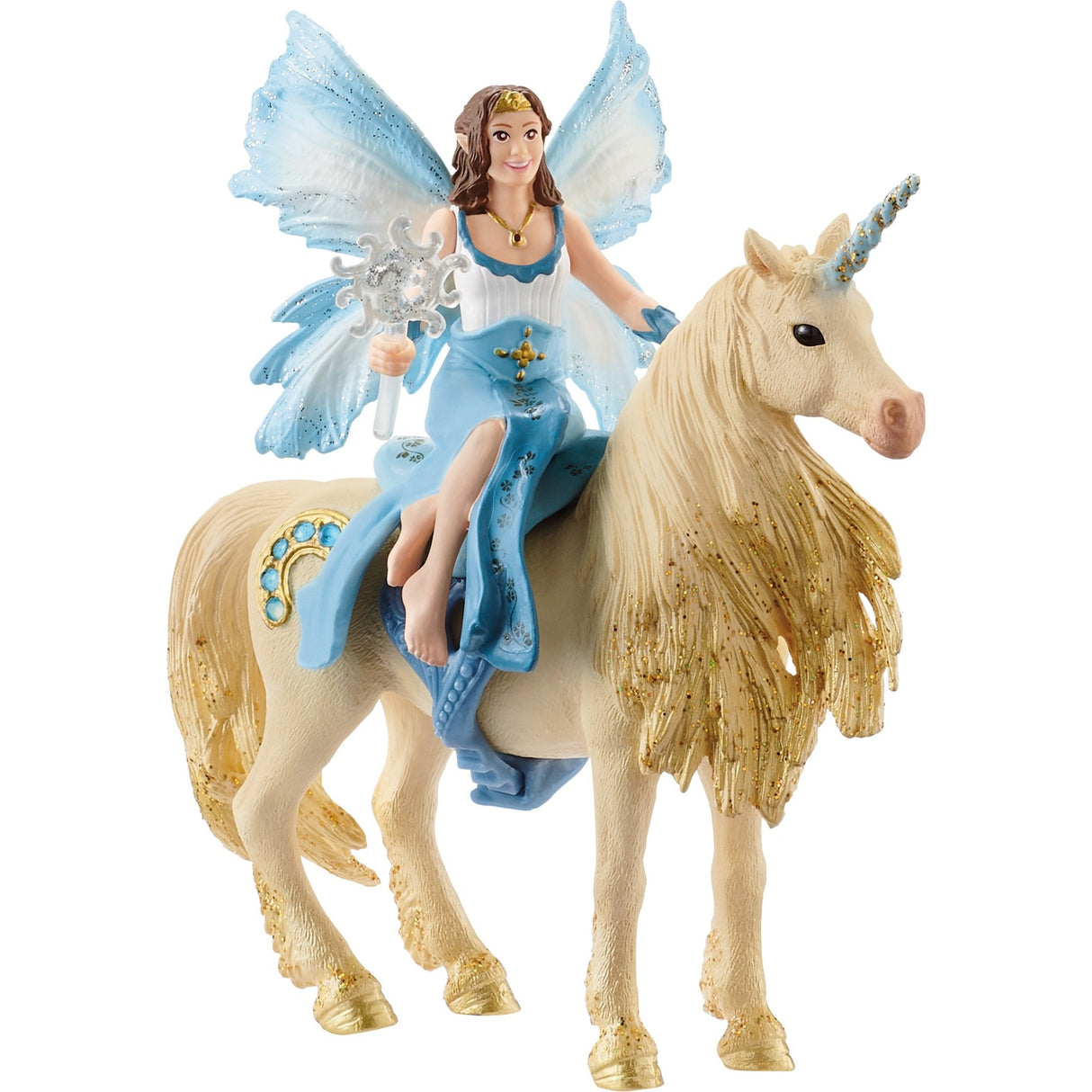 Schleich Bayala Eyelas Ride Outdoor en Golden Unicorn