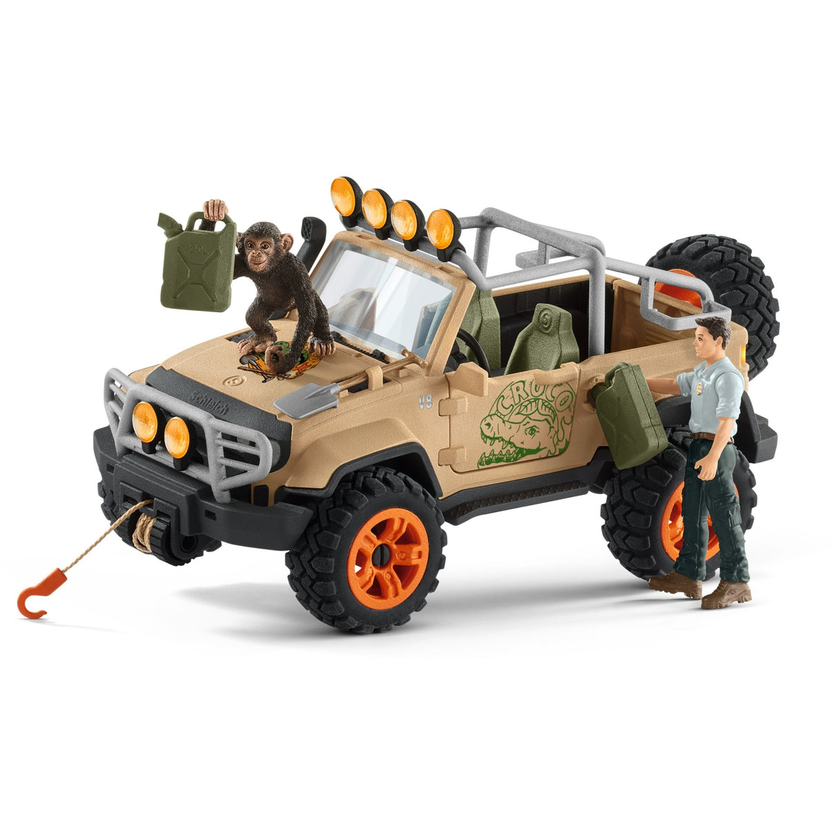 Schleich Wild Life SUV 4x4 with Lier 42410