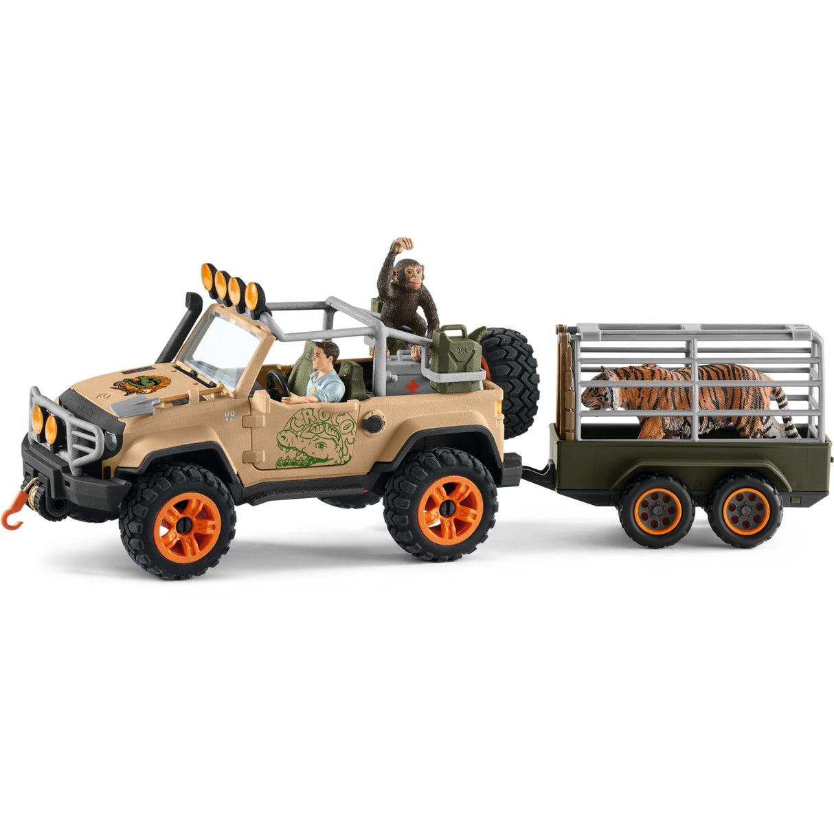 Schleich Wild Life SUV 4x4 with Lier 42410