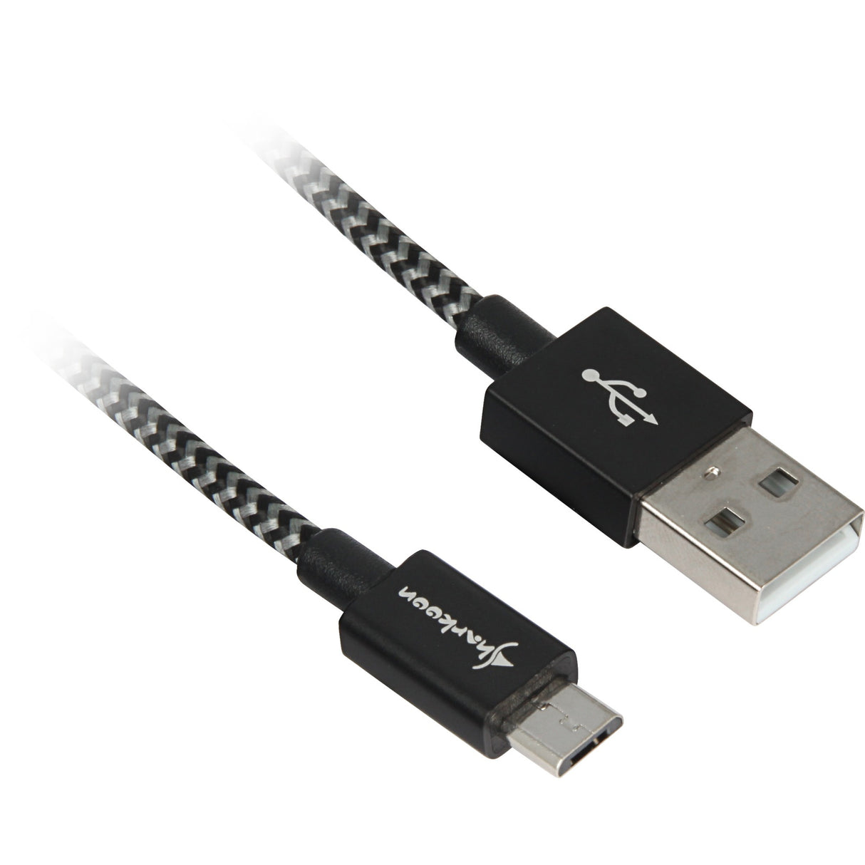 Sharkoon USB 2.0-kabel, USB-A> Micro-USB B