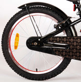 Spinnen -Man - Kinderrad - Jungen - 20 Zoll - Matt Schwarz - 2 Handbremsen