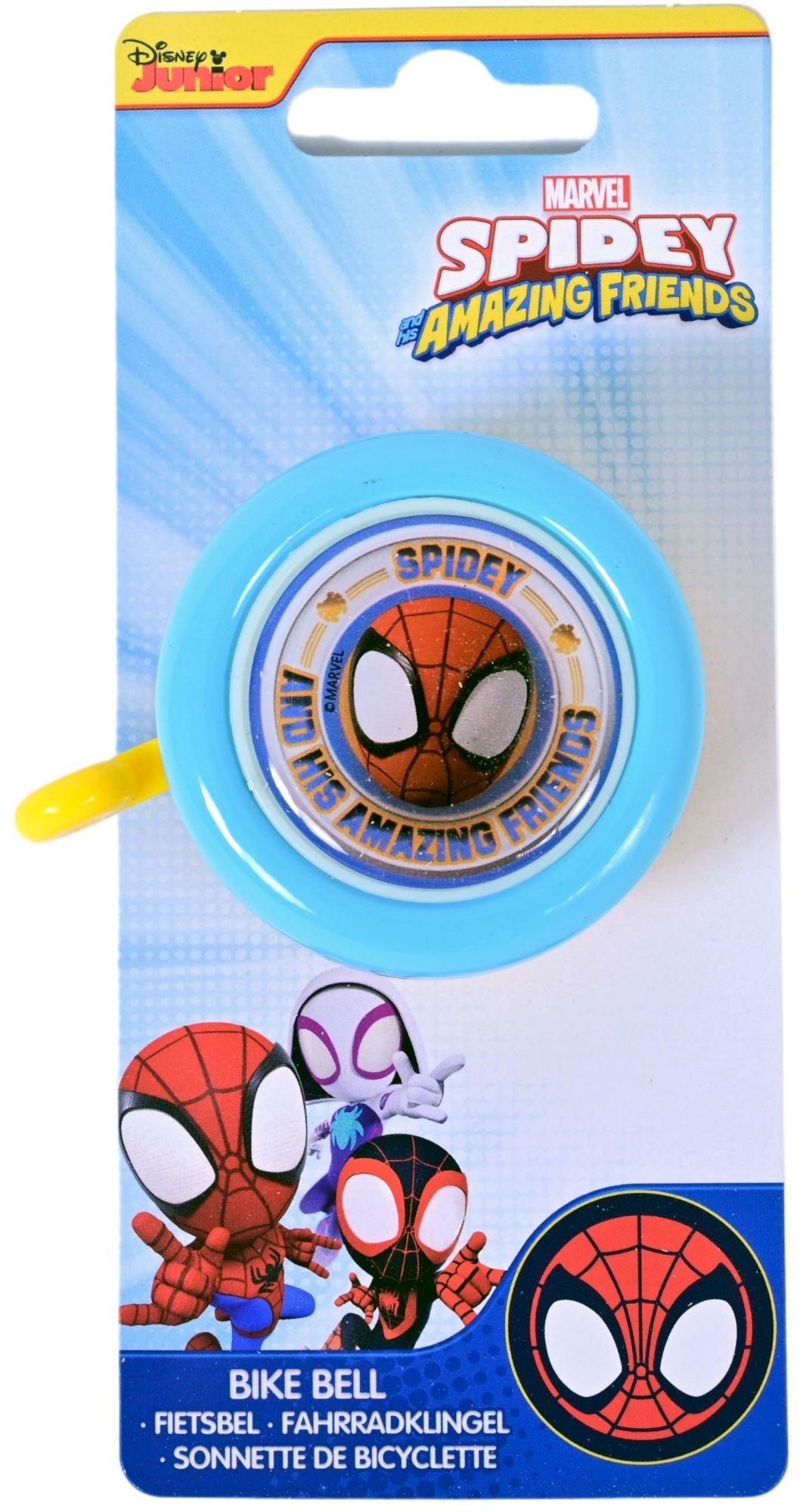 Spidy a seng erstaunlech Frënn Velo Bell - Jongen - Blue rout Giel