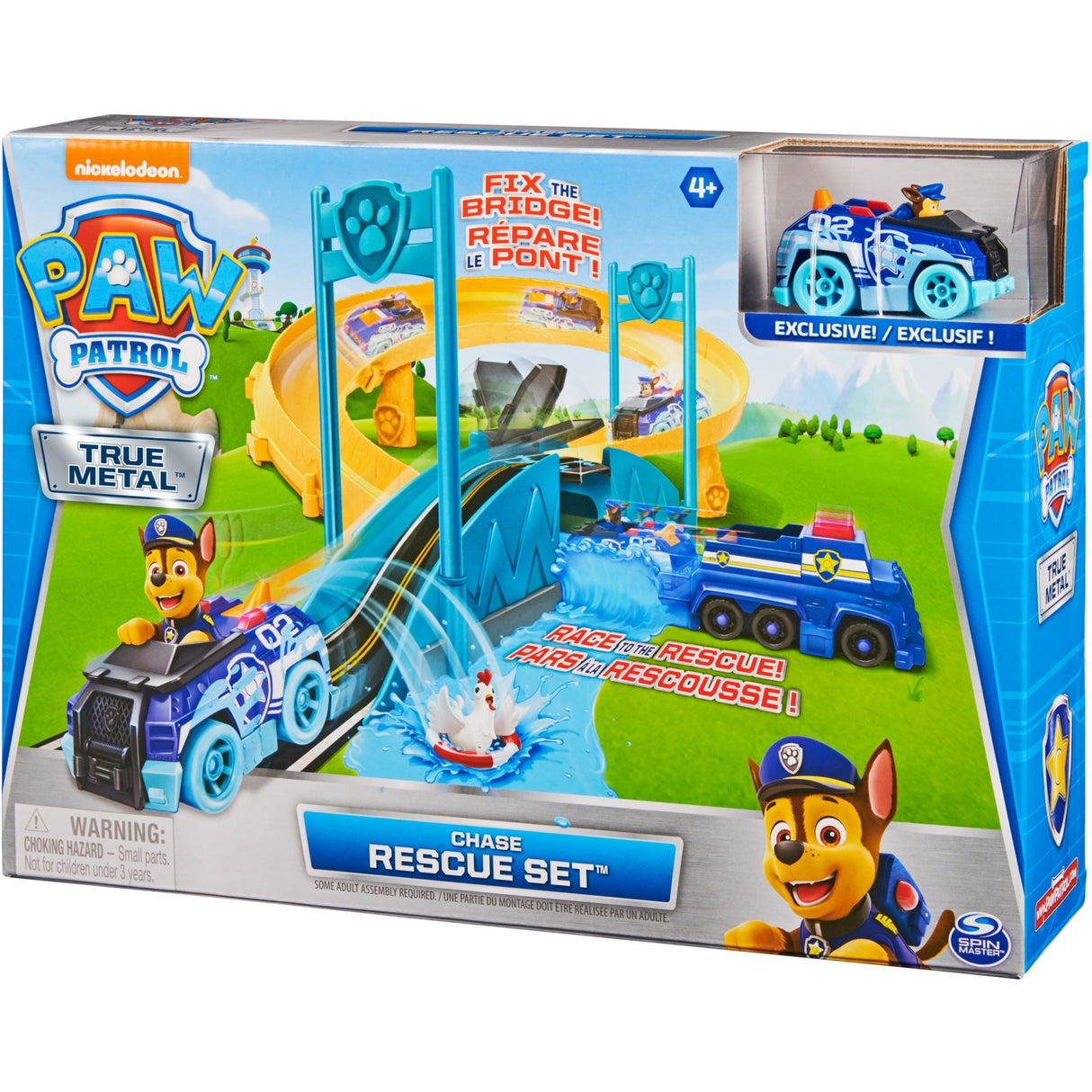 Spin maestro spin True Metal Chase Rescue Lane Set