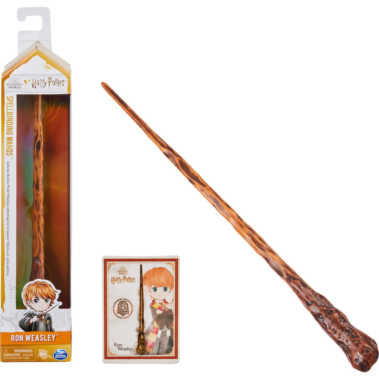 Spin Master Wizarding World: Harry Potter Ron Wemel Wand con