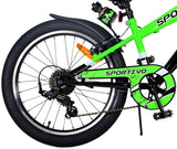 Volare Sportivo Kinderrad - Jungen - 20 Zoll - Grün - 7 Zahnräder