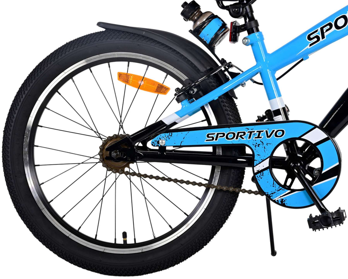 Volare Sportivo Kinderrad - Jungen - 20 Zoll - Blau - Zwei Handbremsen