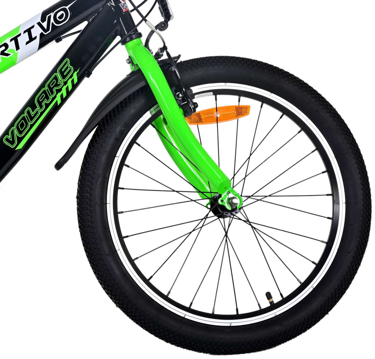 Volare Sportivo Kinderrad - Jungen - 20 Zoll - Grün - 7 Zahnräder
