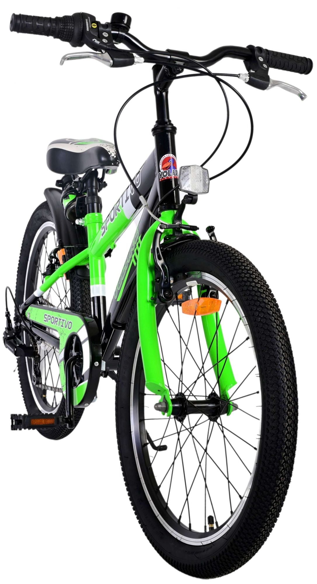 Volare Sportivo Kinderrad - Jungen - 20 Zoll - Grün - 7 Zahnräder