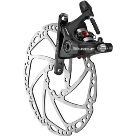 TRP MD-C610 Spyre Remklauw Mechanical Flatmount Achter Black Silver