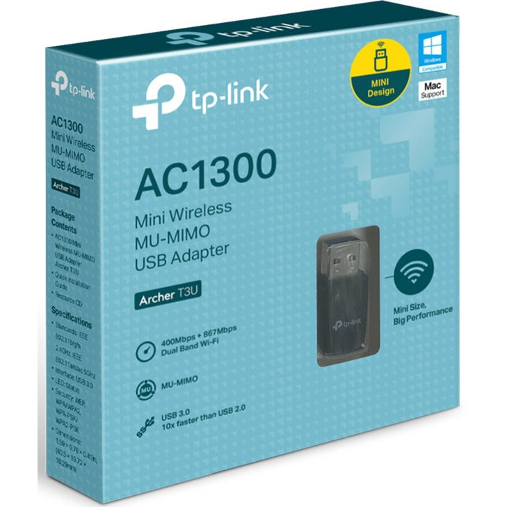 TP-Link Archer T3U AC1300 Mini Wireless MU-MIMO ADAP-Adapt