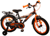 Volare thbike per bambini per bambini da 16 pollici arancioni neri freni a due mani