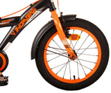 Volare thbike per bambini per bambini da 16 pollici arancioni neri freni a due mani