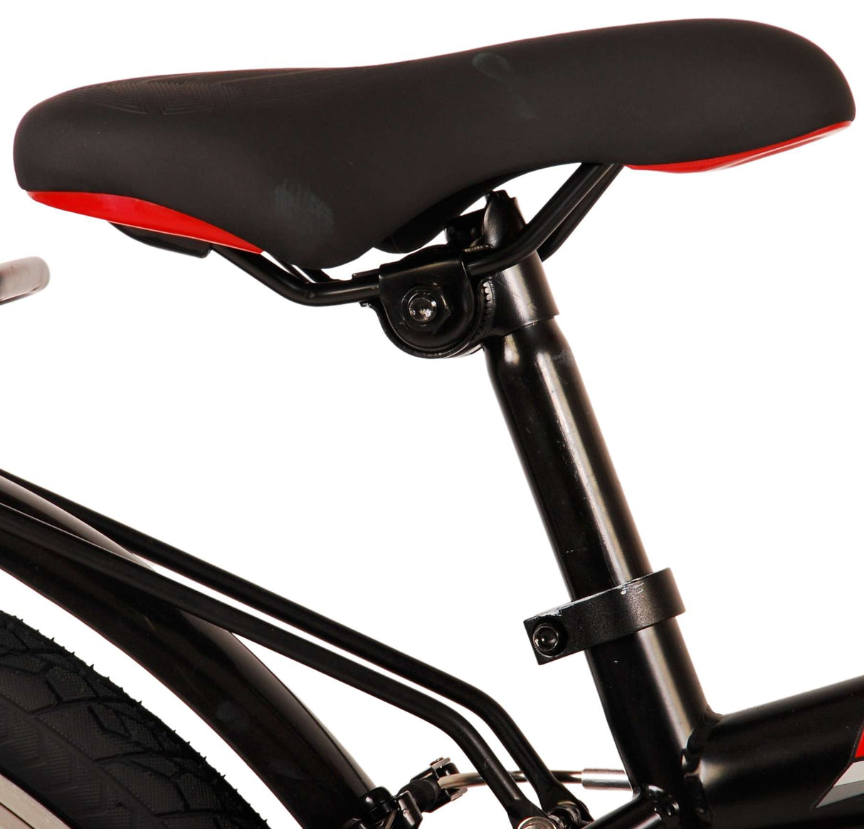 Volare Thombike otroško kolesarsko fantje 24 palčni črno rdeči dve ročni zavora