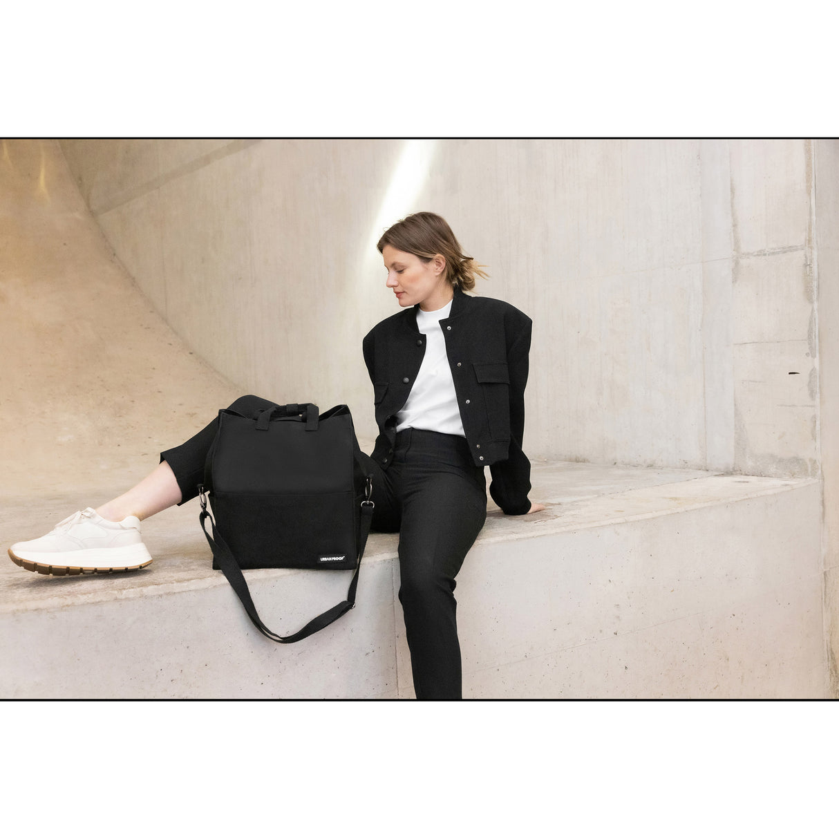 Urbanproof urbanproof by shopper single cykelpose 22L sort