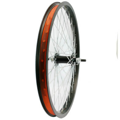 HB forhjul 20 freestyle 10mm aksel sort 48 spk