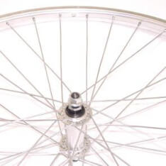 Roland front wheel 28 Fixed AS26 Silver Zink SPK