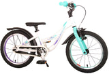 Volare Glamour Bicycle para niños - Niñas - 16 pulgadas - Mint White Mint - Prime Collection