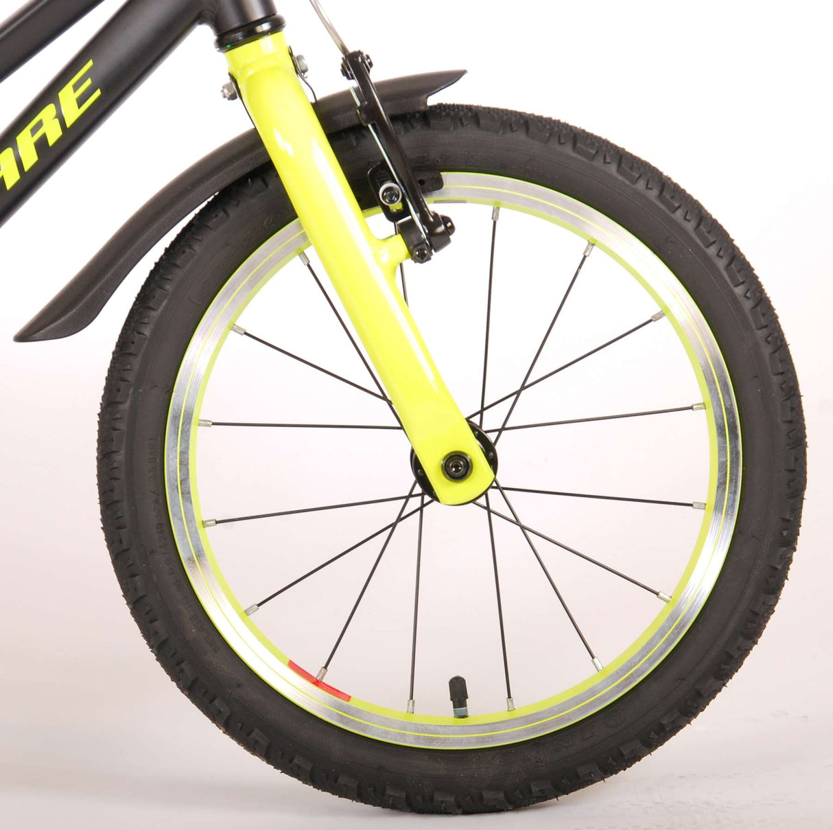 Volare Blaster Children's Bike - Boys - 16 Inch - Black Yellow - Prime Collection