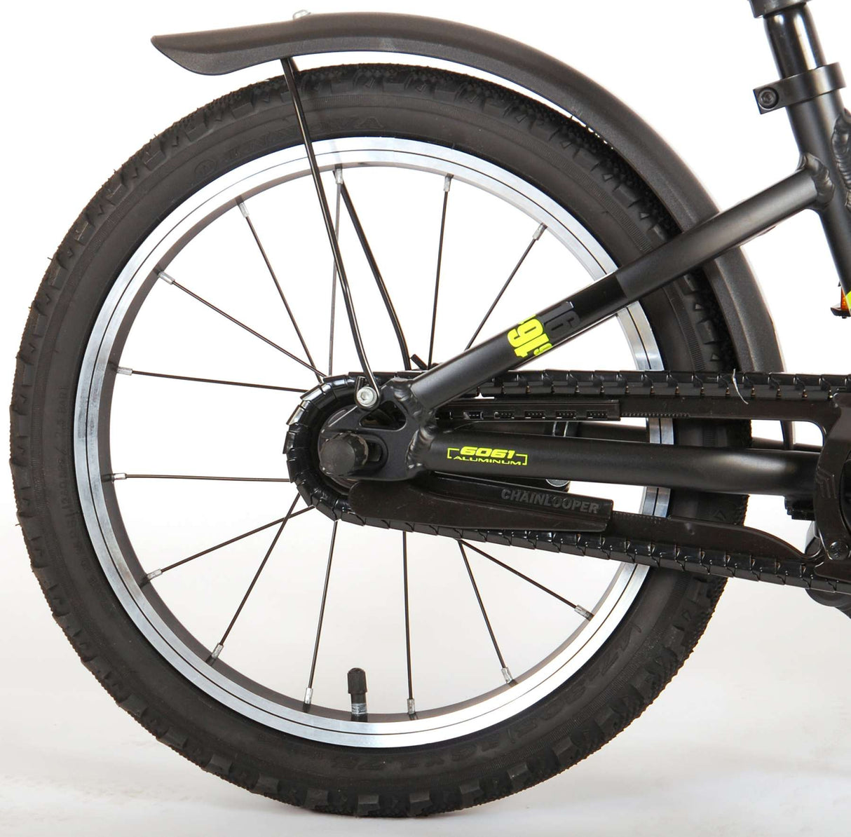 Volare Blaster Children's Bike - Boys - 16 Inch - Black Yellow - Prime Collection