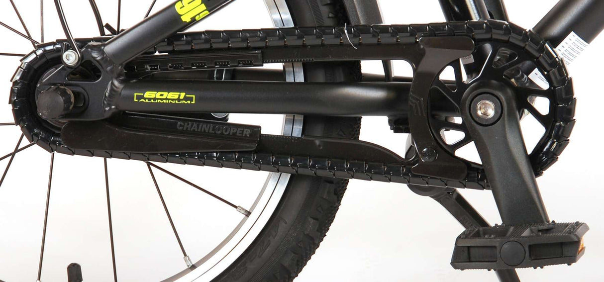 Volare Blaster Children's Bike - Boys - 16 Inch - Black Yellow - Prime Collection