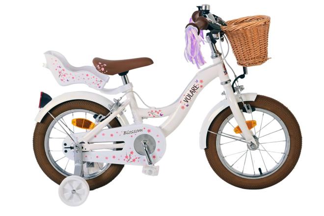 Valorare Blossom per bambini ragazze in bicicletta per bambini da 14 pollici freni a due mani