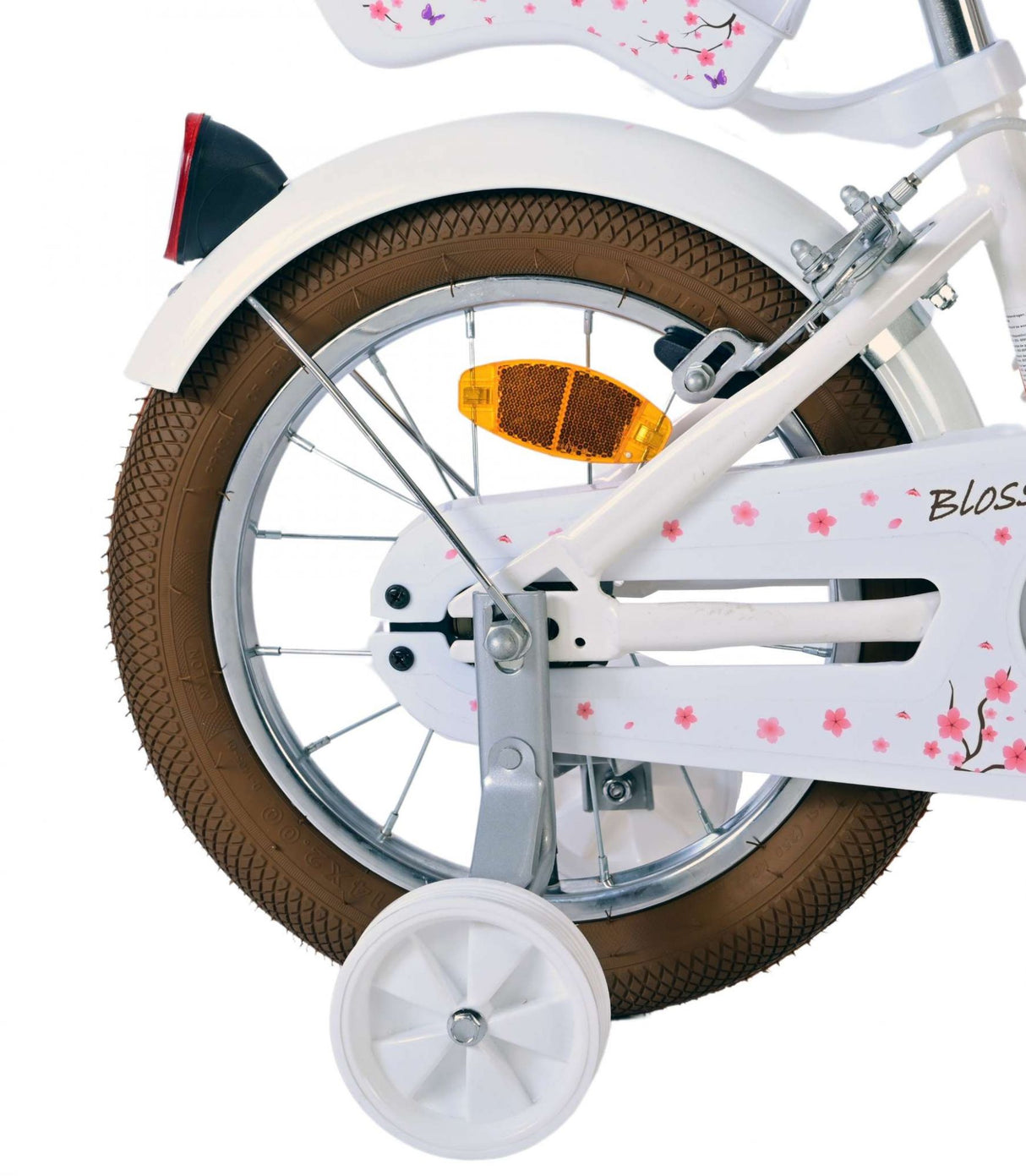 Valorare Blossom per bambini ragazze in bicicletta per bambini da 14 pollici freni a due mani