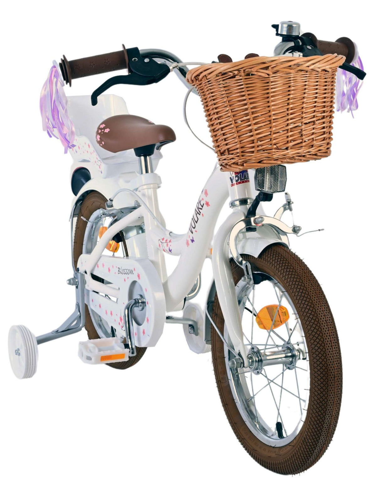 Valorare Blossom per bambini ragazze in bicicletta per bambini da 14 pollici freni a due mani