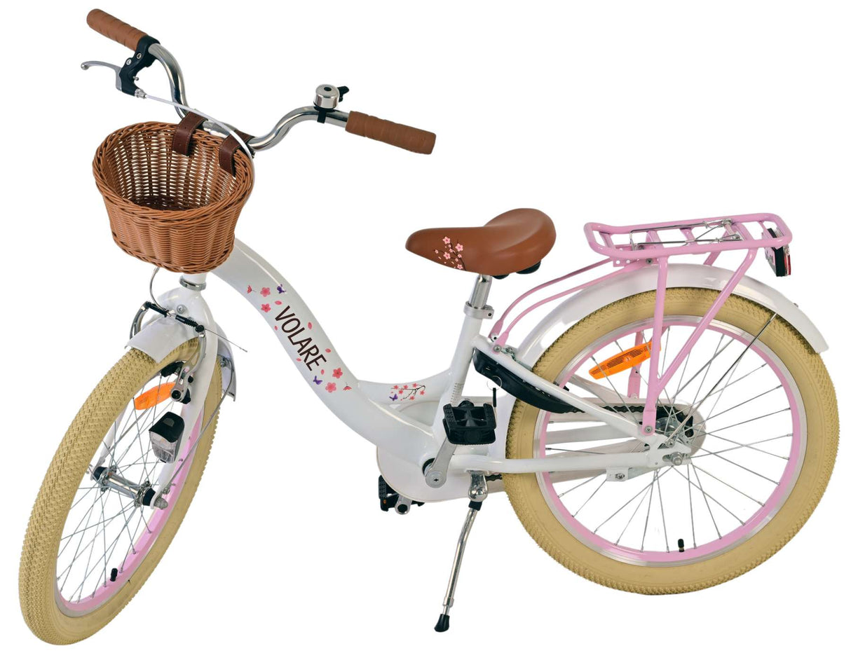 Volare blossom kinderfiets - meisjes - 20 inch - wit
