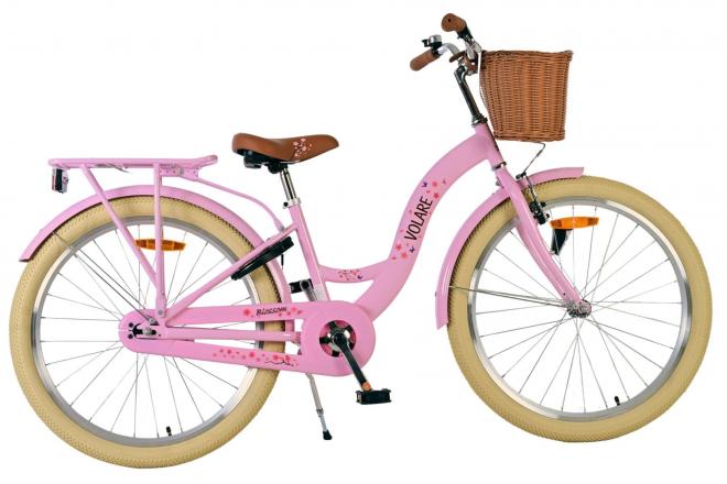 Volore Blossom Kanner Vëlo - Meedercher - 24 Zoll - rosa