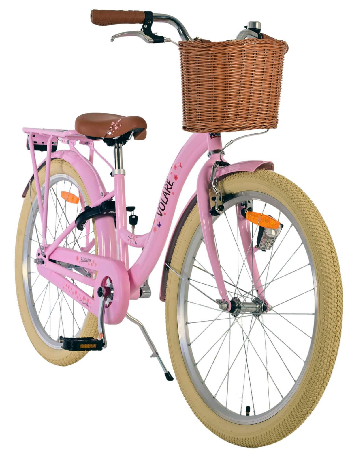 Volore Blossom Kanner Vëlo - Meedercher - 24 Zoll - rosa