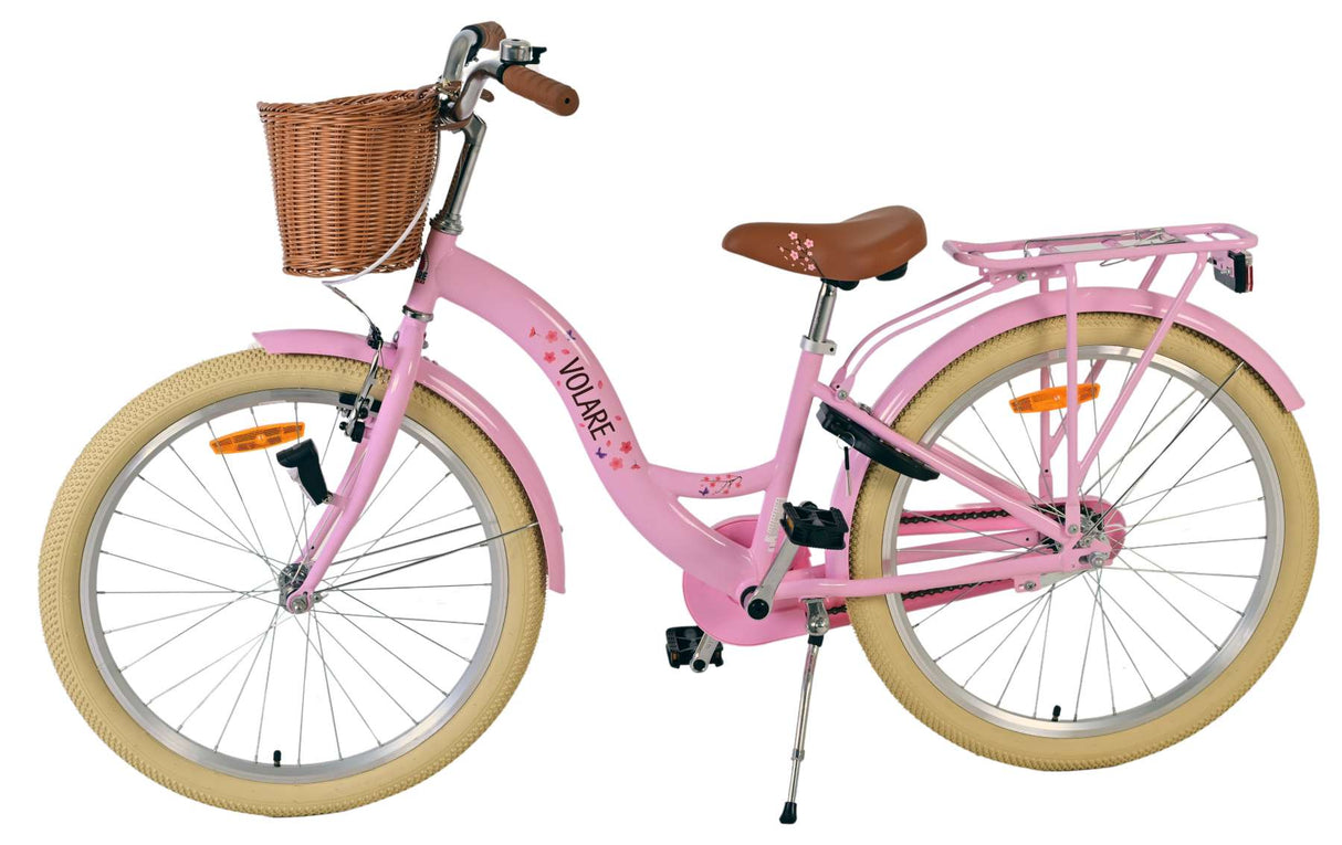 Volore Blossom Kanner Vëlo - Meedercher - 24 Zoll - rosa