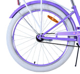 Volare Lovely Children's Bicycle - Girls - 24 Interning - Purple
