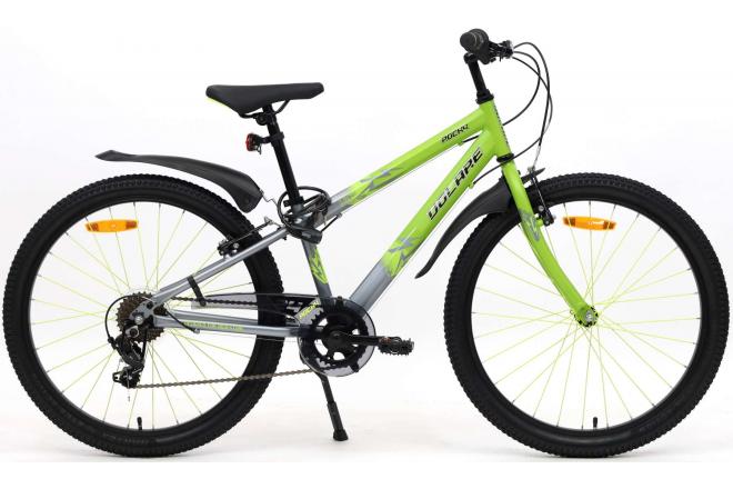 Volare Rocky Children's Bicycle - 24 pouces - vert - 7 vitesses