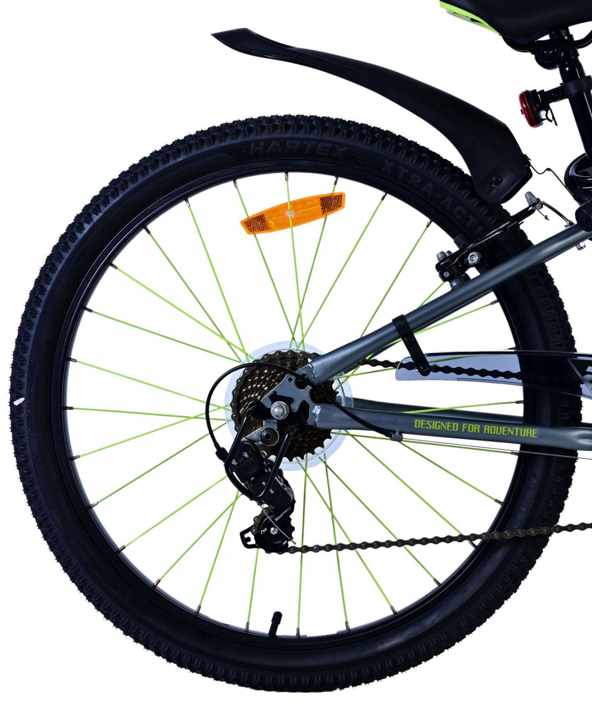 Volare Rocky Children's Bicycle - 24 pouces - vert - 7 vitesses