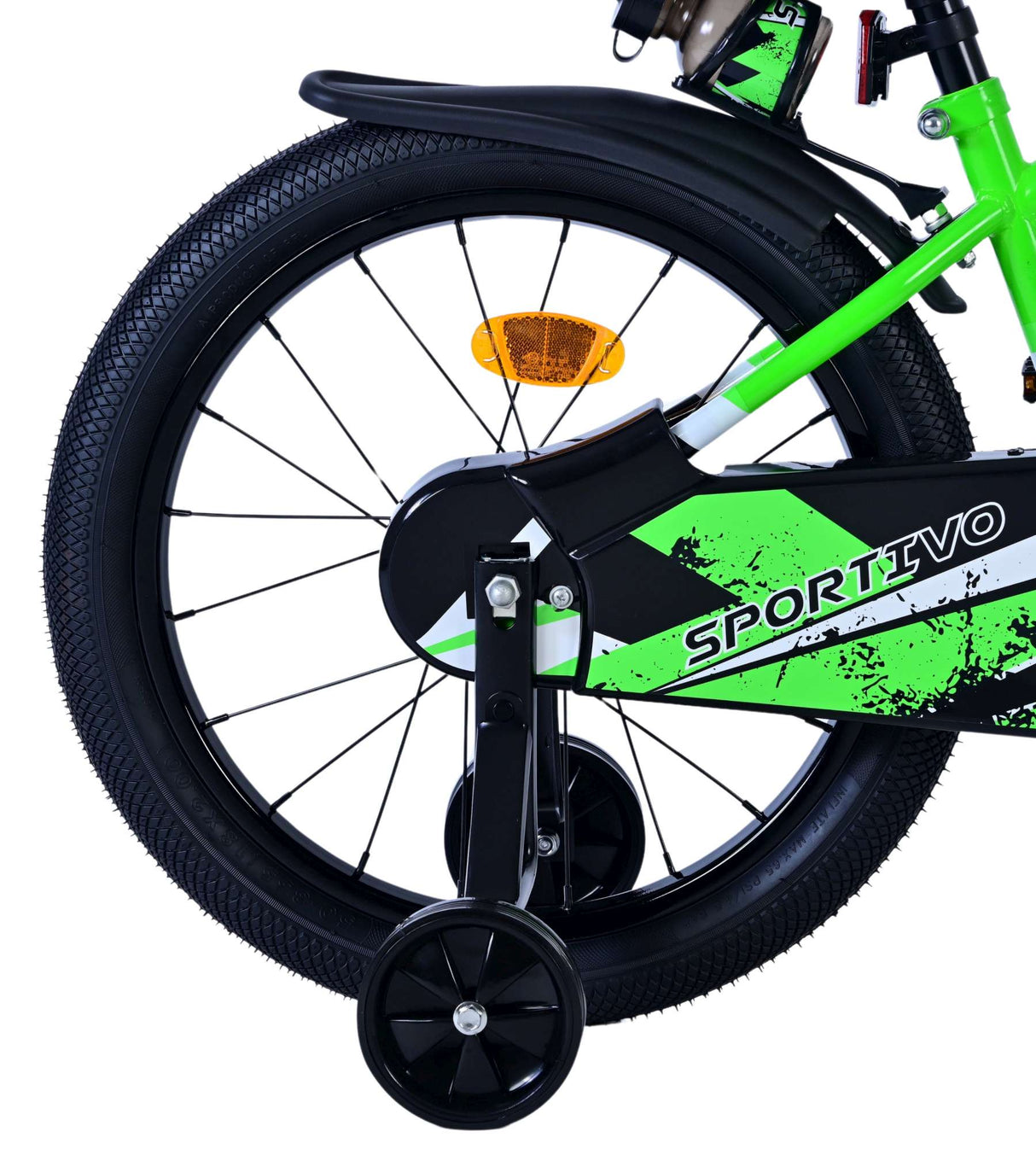Volare Sportivo Kinderrad - Jungen - 18 Zoll - grün schwarz
