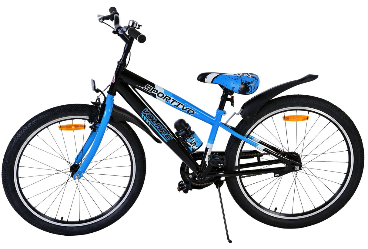 Volare Sportivo Kinderrad - Jungen - 24 Zoll - schwarzblau