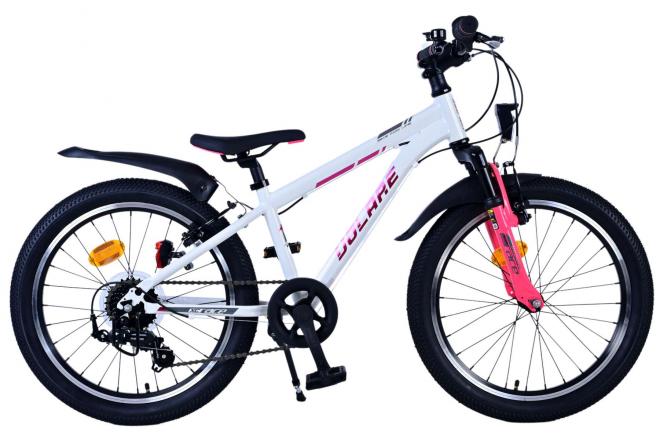 Volare XC Race Children's Bicycle 20 Zoll 7 Geschwindigkeit Weiß Pink