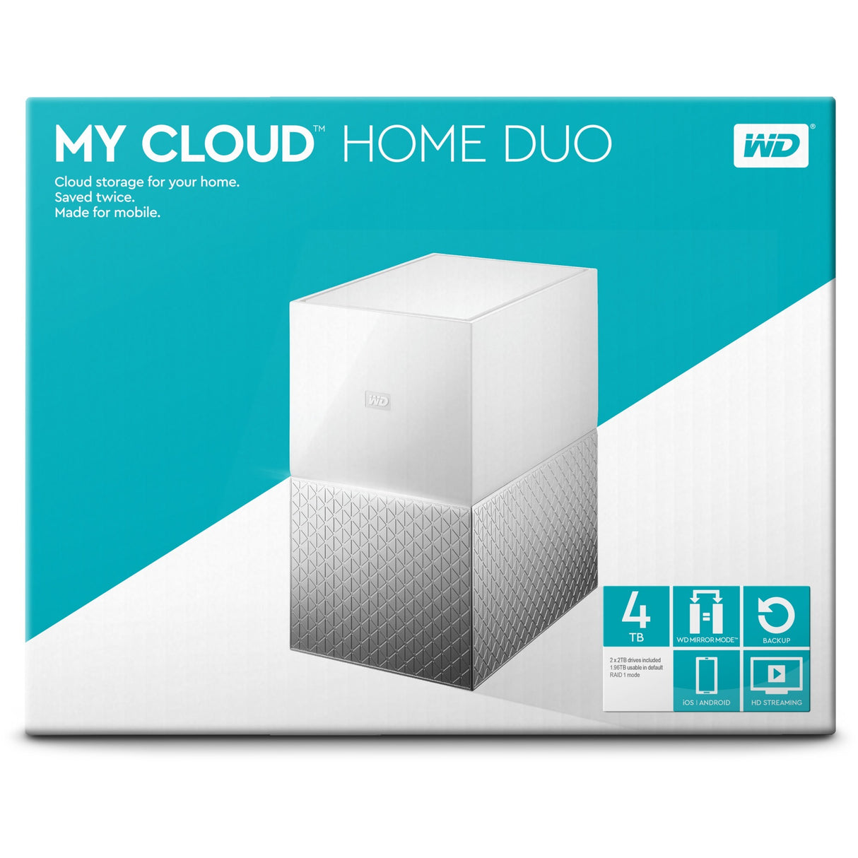 Wd My Cloud Home Duo, 4 TB