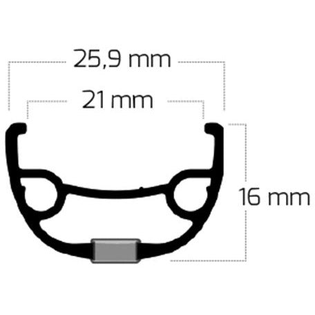Shimano Achterwiel tekmec 21-584 Črni disk QR 10V